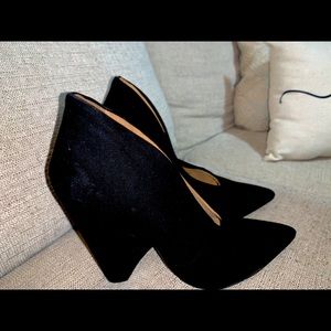 Black platform heels